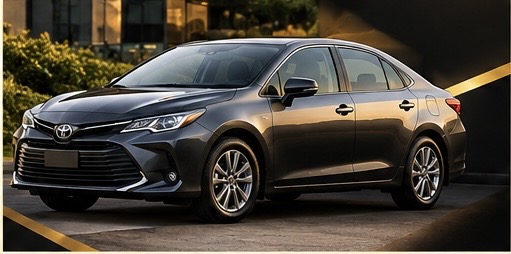Sedan and medium-size rental cars